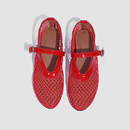 Mesh Flats "ballerine a rete"